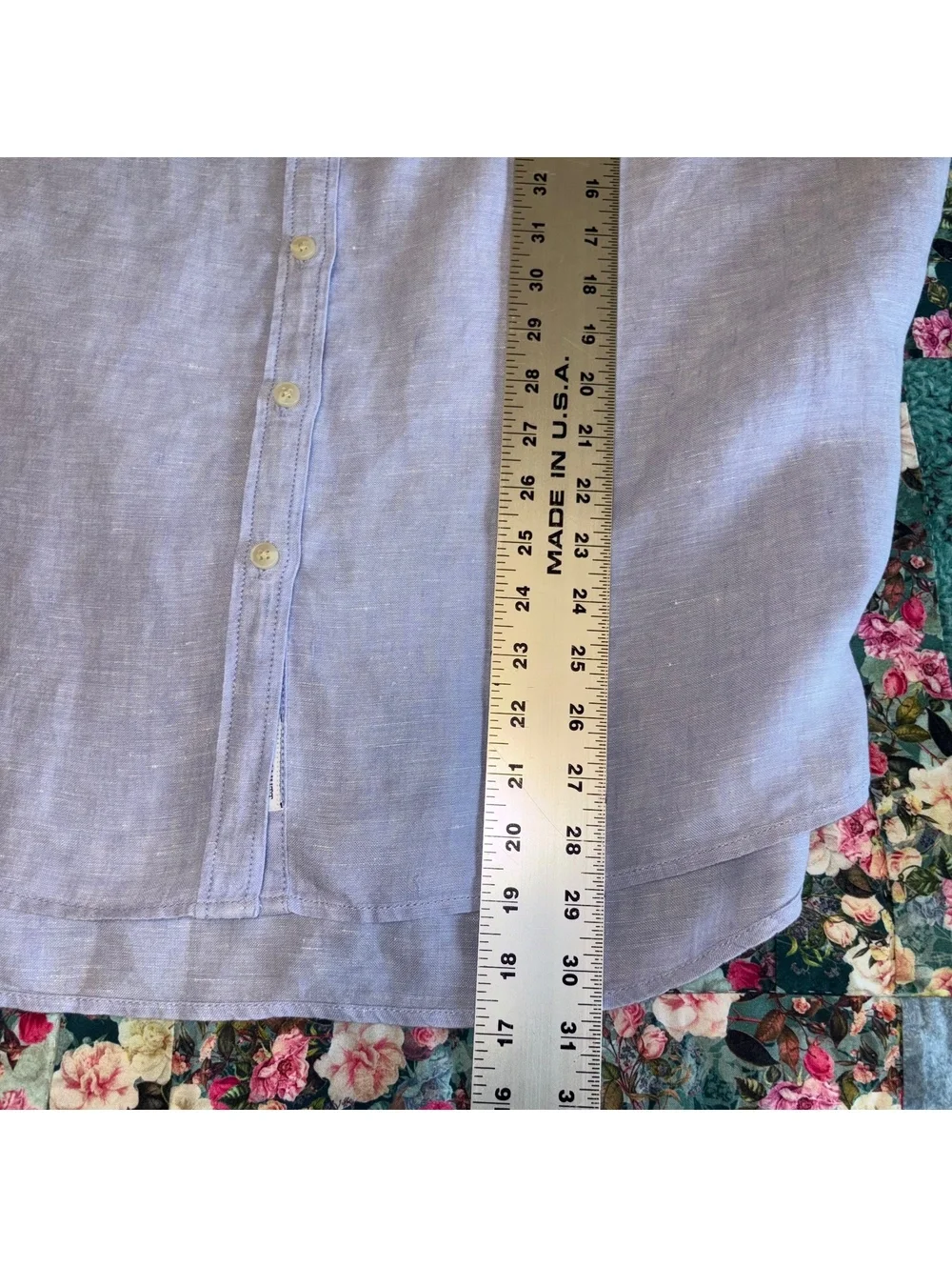 J.Crew $118 Relaxed 100% Linen Womans LT Baird McNutt Irish Linen Short Sleeve